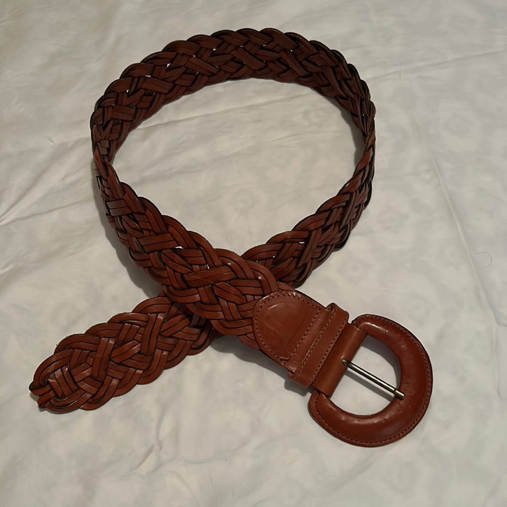 Woven Leather Belt